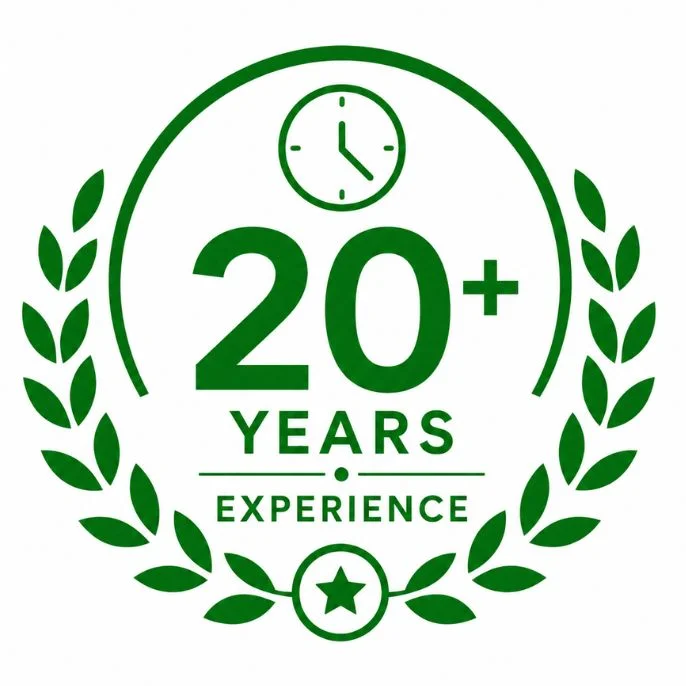 20+ years experience