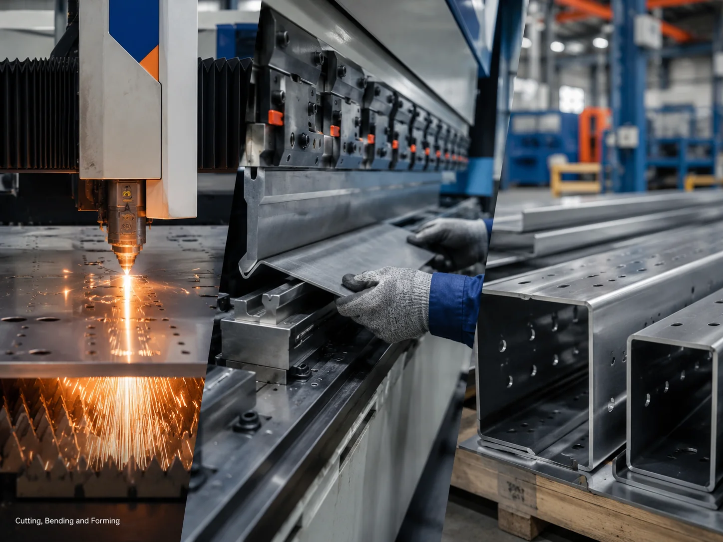 Services cutting, bending and forming