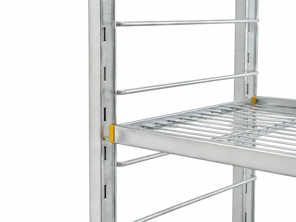 adjustable shelf support rails