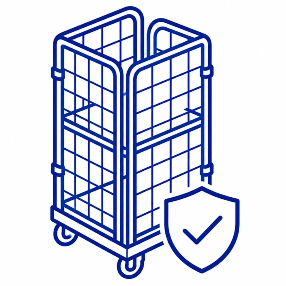 4-Sided Retail Roll Cage customizable for daily use