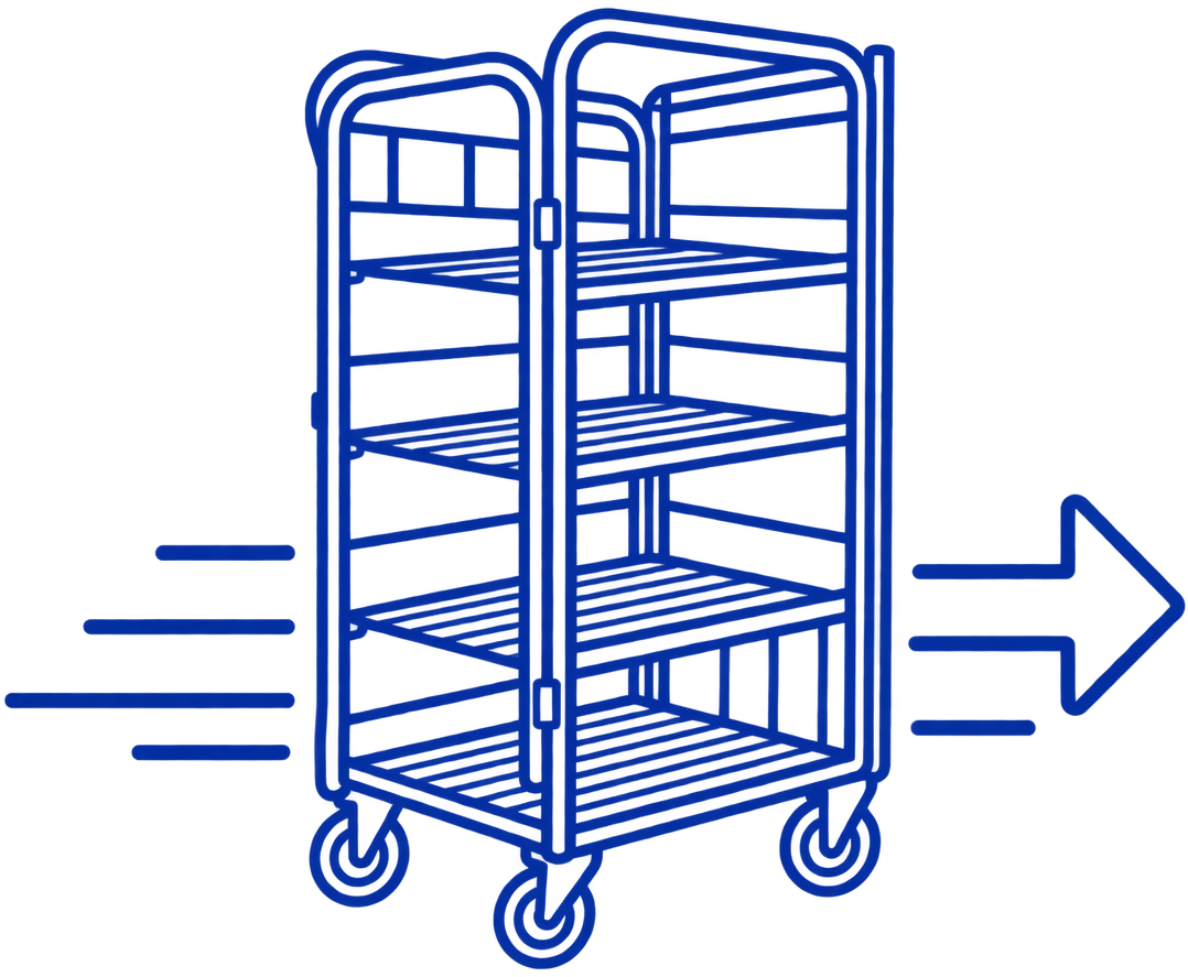 4-Layer Dairy Container efficient mobility
