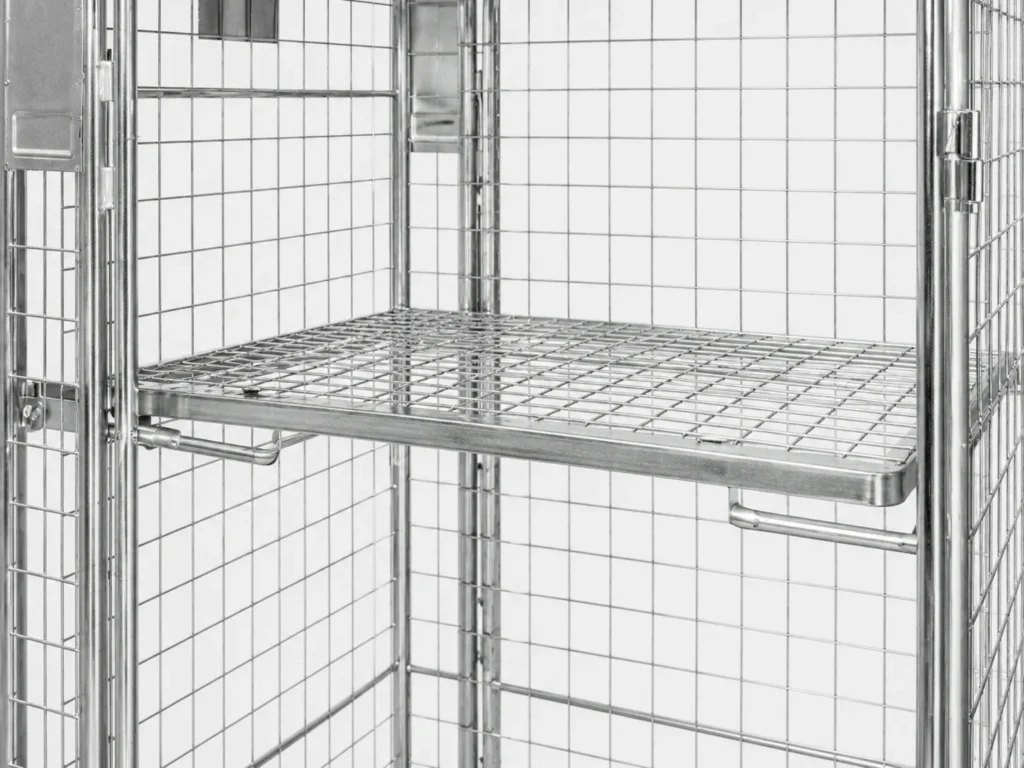 folding middle shelf
