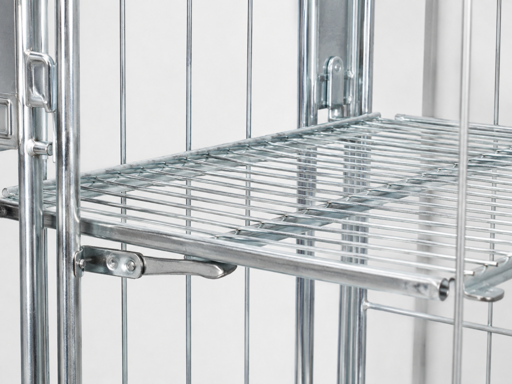 folding middle shelf