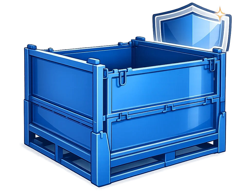 Steel Pallet Container heavy duty steel structure