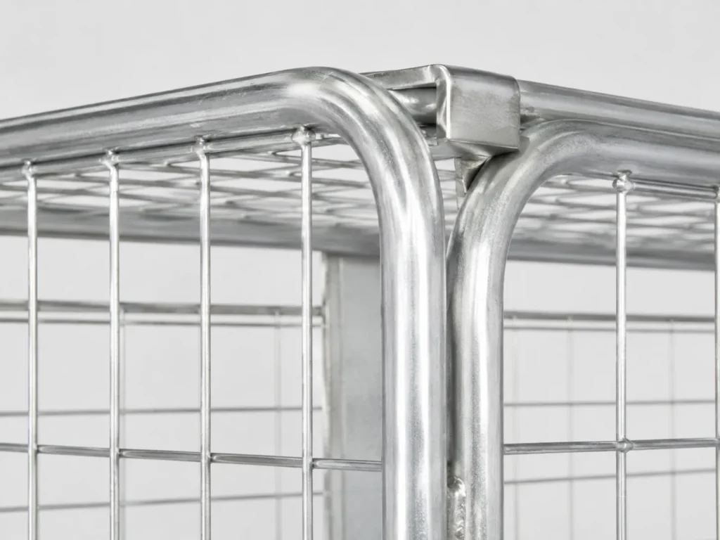 reinforced tubular steel frame