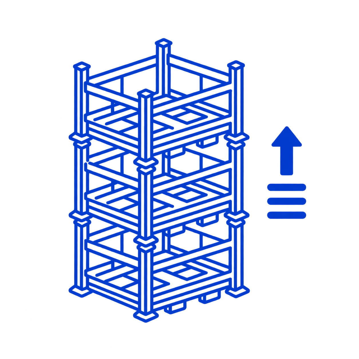 stackable for better space use