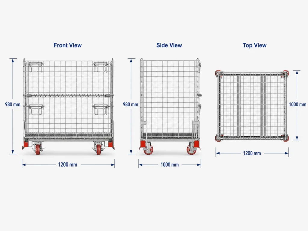 wire mesh container