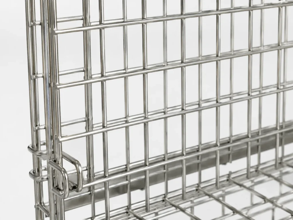 wire mesh side panels